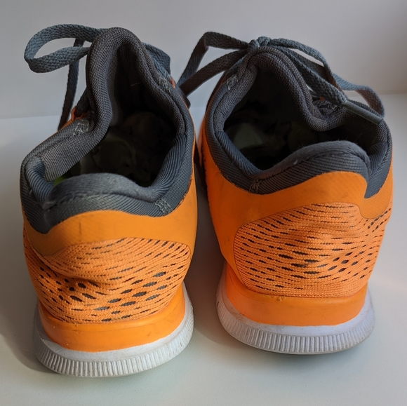 NIKE | Youth Free 3.0 Runners, Orange | Grey - Picture 4 of 8